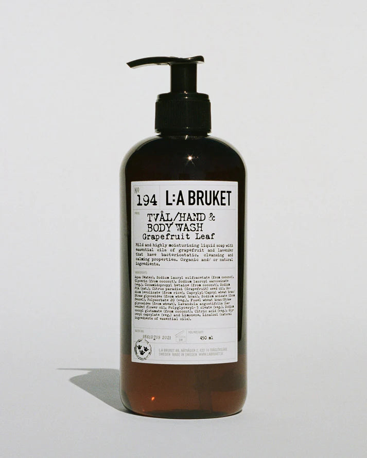 L:a Bruket - 194 Hand & Body Wash Grapefruit Leaf 450ml