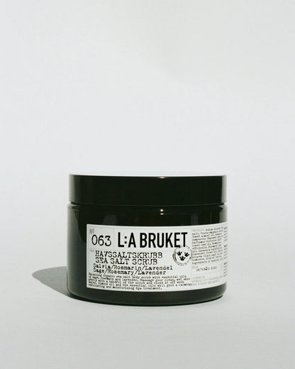 L:a Bruket - 063 Sea Salt Scrub Sage/Rosemary/Lavander 420gr